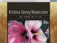 Tablet Screenshot of kristinastorey.com